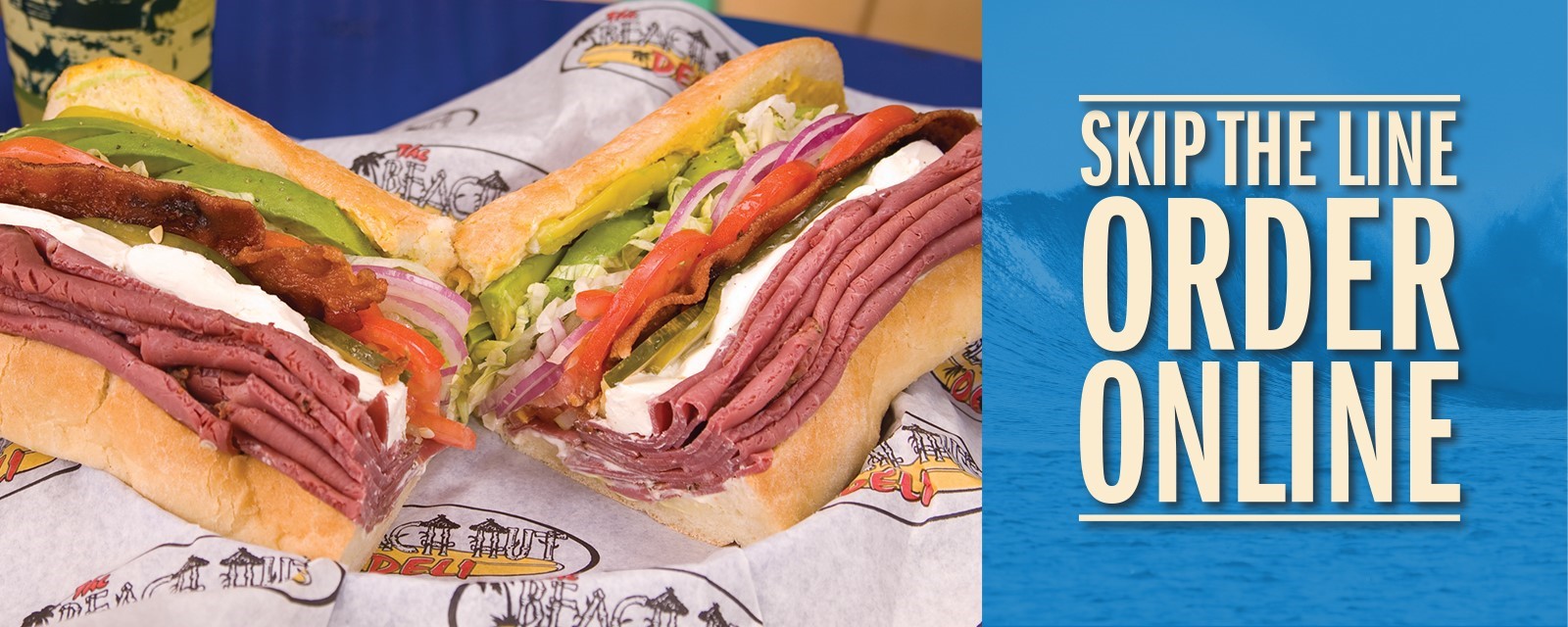 Skip the line, order online